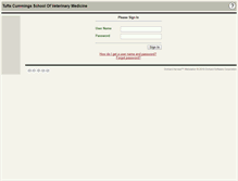 Tablet Screenshot of lims.vet.tufts.edu