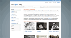 Desktop Screenshot of dl.tufts.edu