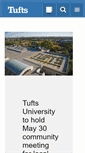 Mobile Screenshot of communityrelations.tufts.edu