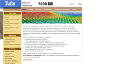 Desktop Screenshot of nanolab.ece.tufts.edu