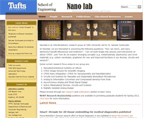 Tablet Screenshot of nanolab.ece.tufts.edu