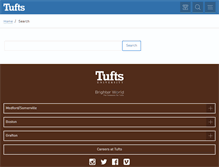 Tablet Screenshot of googlesearch.tufts.edu