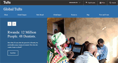 Desktop Screenshot of global.tufts.edu