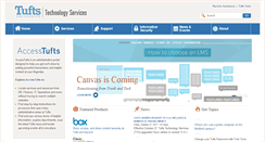 Desktop Screenshot of it.tufts.edu