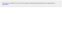 Tablet Screenshot of hnrc.tufts.edu