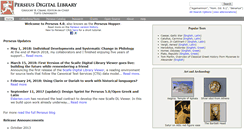 Desktop Screenshot of perseus.tufts.edu